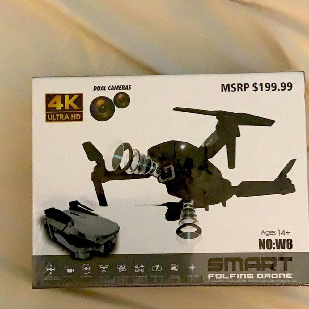 New in box dual cameras smart folfing drone